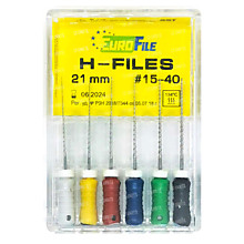 H-Файлы (Рашпили Хедстрема) 21mm 015-040 6шт Eurofile