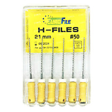 H-Файлы (Рашпили Хедстрема) 21mm 050 6шт Eurofile