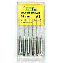 Gates Drills, размер 1, 32 mm, 6шт Eurofile