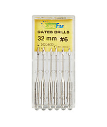 Gates Drills, размер 6, 32 mm, 6шт Eurofile